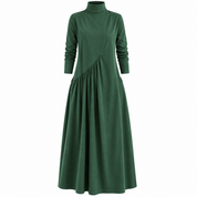 Grace Dunmore | Green V-Neck Maxi Dress With Half Sleeves