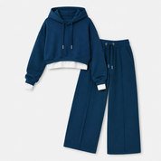 Grace Williams | Two-Piece Purple Jogger Lounge Set For Women