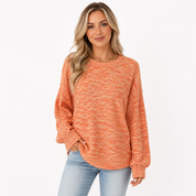Grace Wilson | Round Neck Loose Knit Sweater