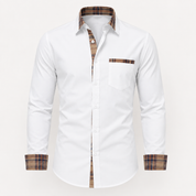 Gregory Ashton | Refined Contrast-Trim Shirt