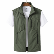 Alistair Pemberton | Men's Lightweight Gilet Zip Front Utility Vest