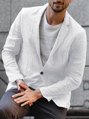 Arthur Pemberton | Blazer en lin pour homme, coupe ajustée