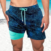 Oliver Statham | Quick Dry Swim Shorts with Compression Liner