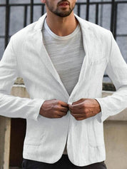 Arthur Pemberton | Blazer en lin pour homme, coupe ajustée
