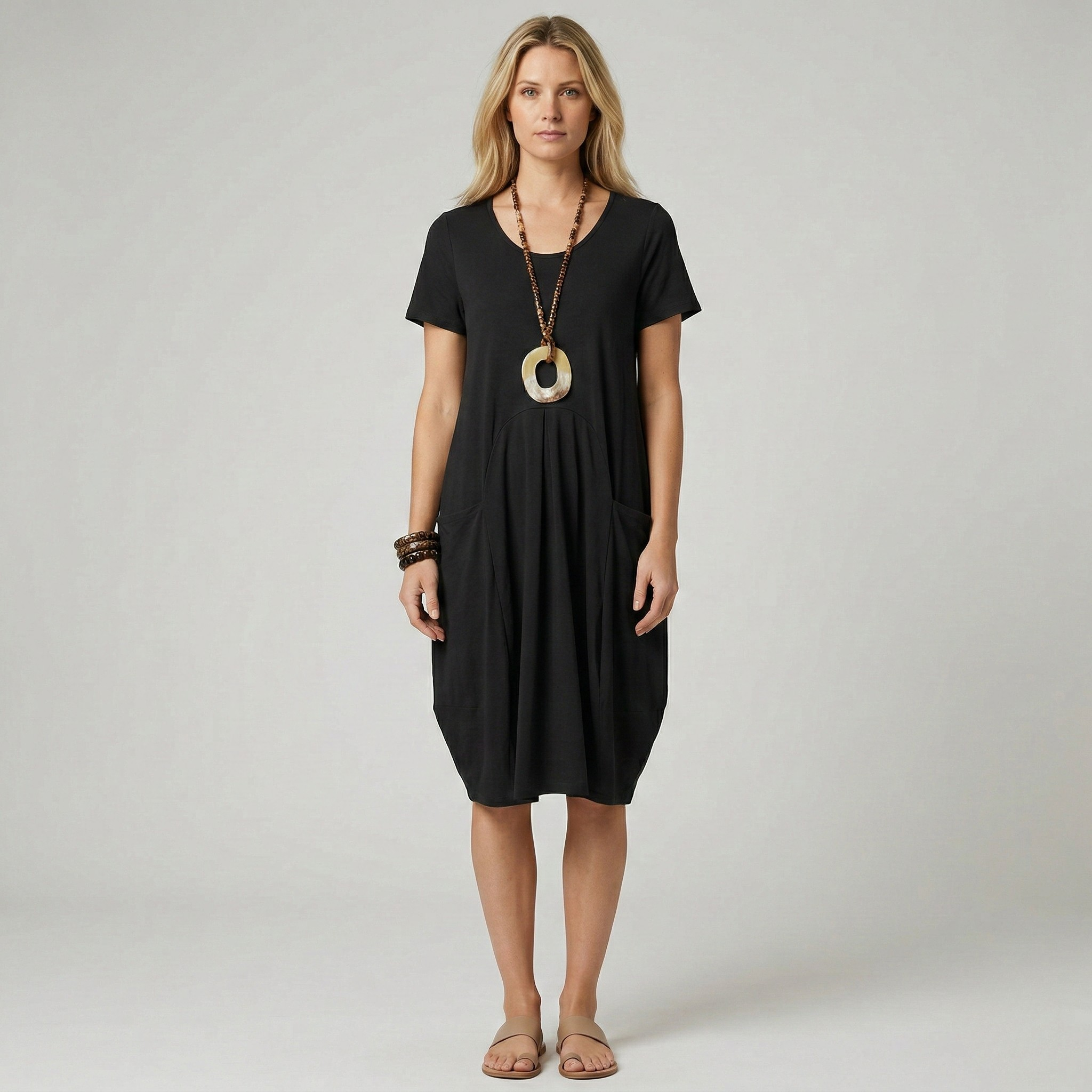 Harlow Sinclair | Utility Pocket Midi Summer Dress