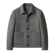 Harrison Blake | Grey Herringbone Jacket For Men