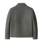 Harrison Blake | Grey Herringbone Jacket For Men