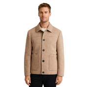 Harrison Blake | Khaki Herringbone Jacket For Men