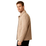 Harrison Blake | Khaki Herringbone Jacket For Men
