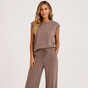Hazel Carrington | Sleeveless Loungewear Set