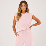 Hazel Carrington | Sleeveless Loungewear Set