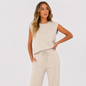 Hazel Carrington | Sleeveless Loungewear Set