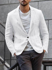 Arthur Pemberton | Blazer en lin pour homme, coupe ajustée