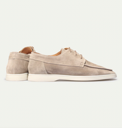 William Forsythe | Navy Suede Lace-Up Loafer Shoes for Men
