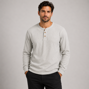 Henry Fletcher | Soft Henley Neck Shirt