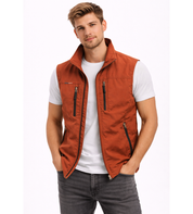 William Scott | Men's Multi-Pocket Outdoor Vest with Stand Collar