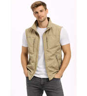 William Scott | Men's Multi-Pocket Outdoor Vest with Stand Collar