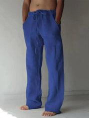 Arthur Collins | Men's Linen Drawstring Trousers – Relaxed Luxury