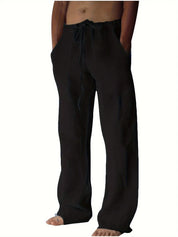Arthur Collins | Men's Linen Drawstring Trousers – Relaxed Luxury