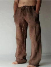 Arthur Collins | Men's Linen Drawstring Trousers – Relaxed Luxury