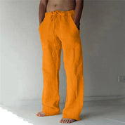 Arthur Collins | Men's Linen Drawstring Trousers – Relaxed Luxury