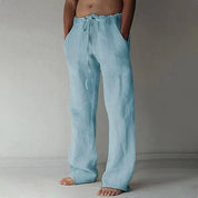 Arthur Collins | Men's Linen Drawstring Trousers – Relaxed Luxury