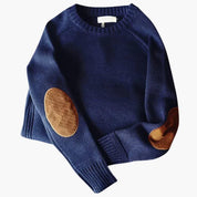 James Holloway | Vintage Knit Sweater with Elbow Patches