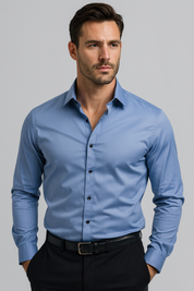 Hugo Moretti | Premium Stretch Men's Shirt