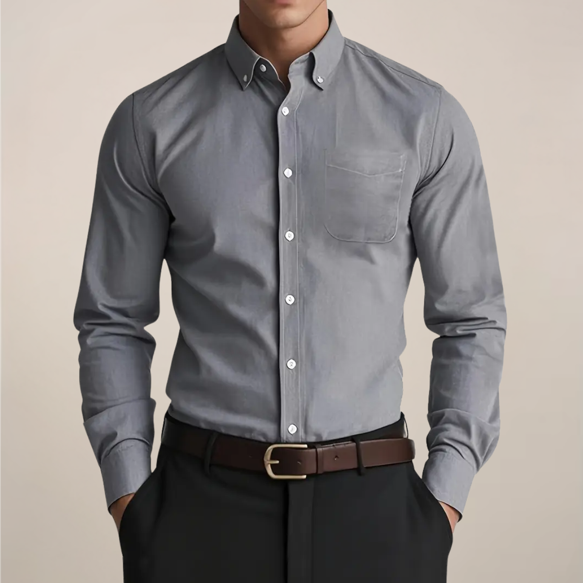 Hugo Whitmore | Classic Button Down Shirt For Men