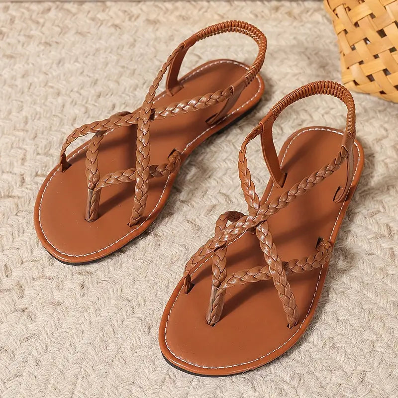 Irina Prescott | Braided Strap Sandals