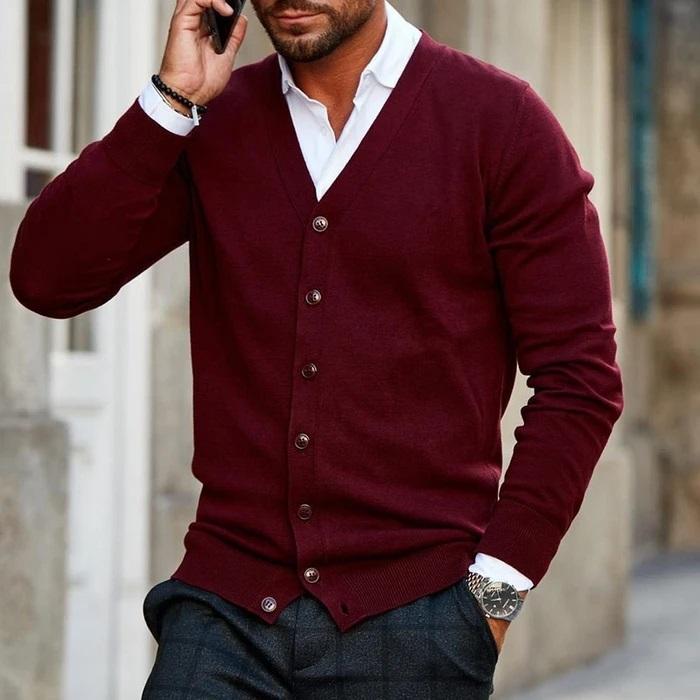 Isaac Mitchell | V-Neck Cardigan
