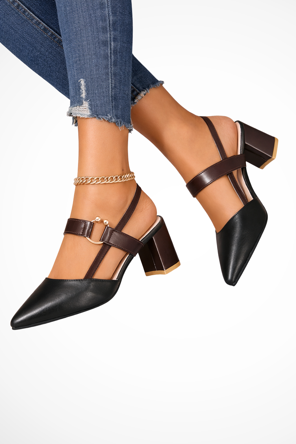 Isabella Fontana | Pointed Slingback Heels For Women
