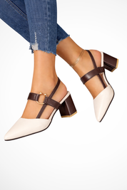 Isabella Fontana | Pointed Slingback Heels For Women