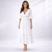 Isabella Grace | White Summer Dress For Women