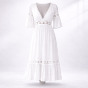 Isabella Grace | White Summer Dress For Women