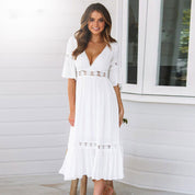 Isabella Grace | White Summer Dress For Women