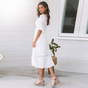 Isabella Grace | White Summer Dress For Women