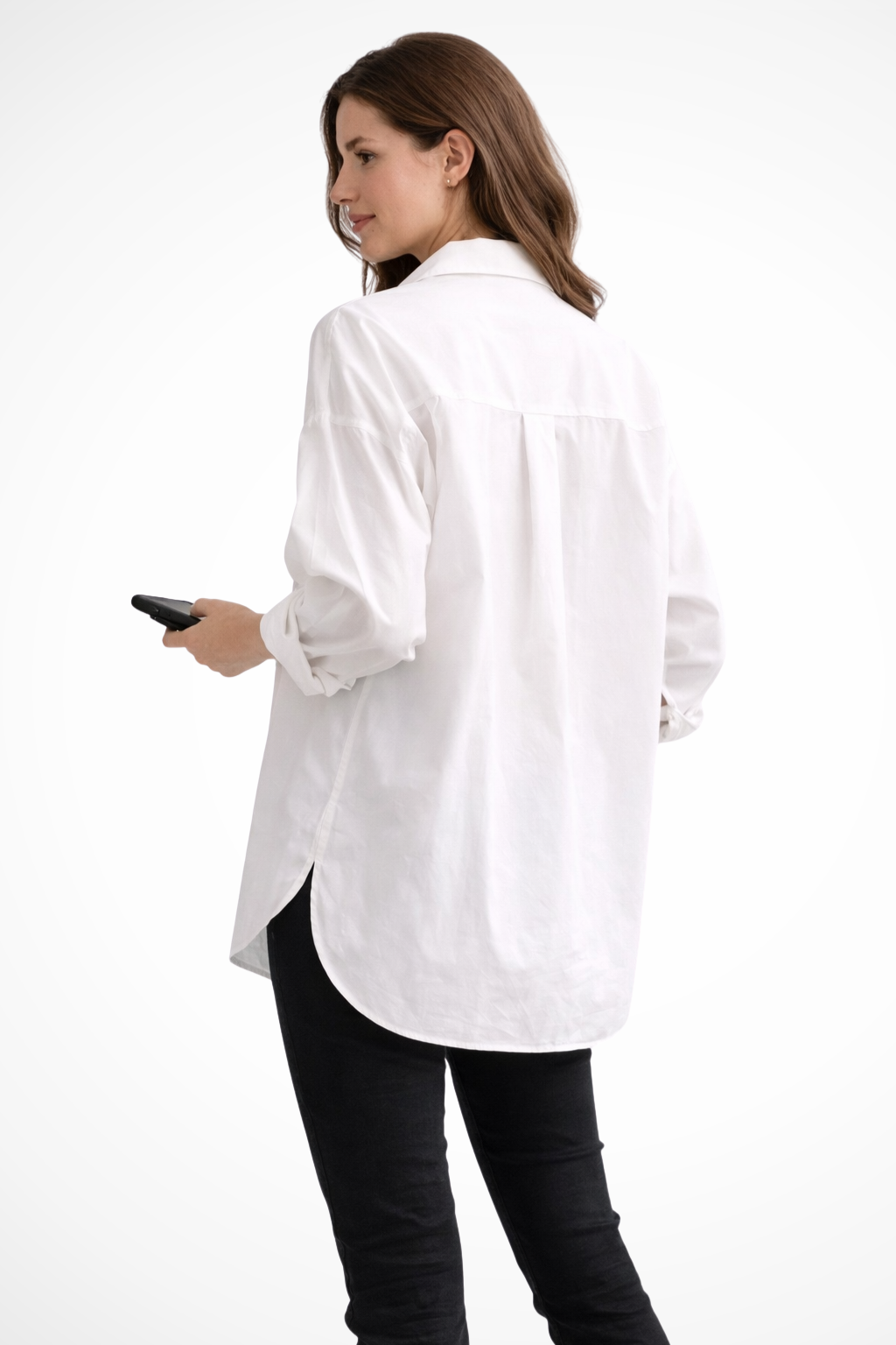 Isabella Moreau | Effortless Oversized Cotton Shirt For Women