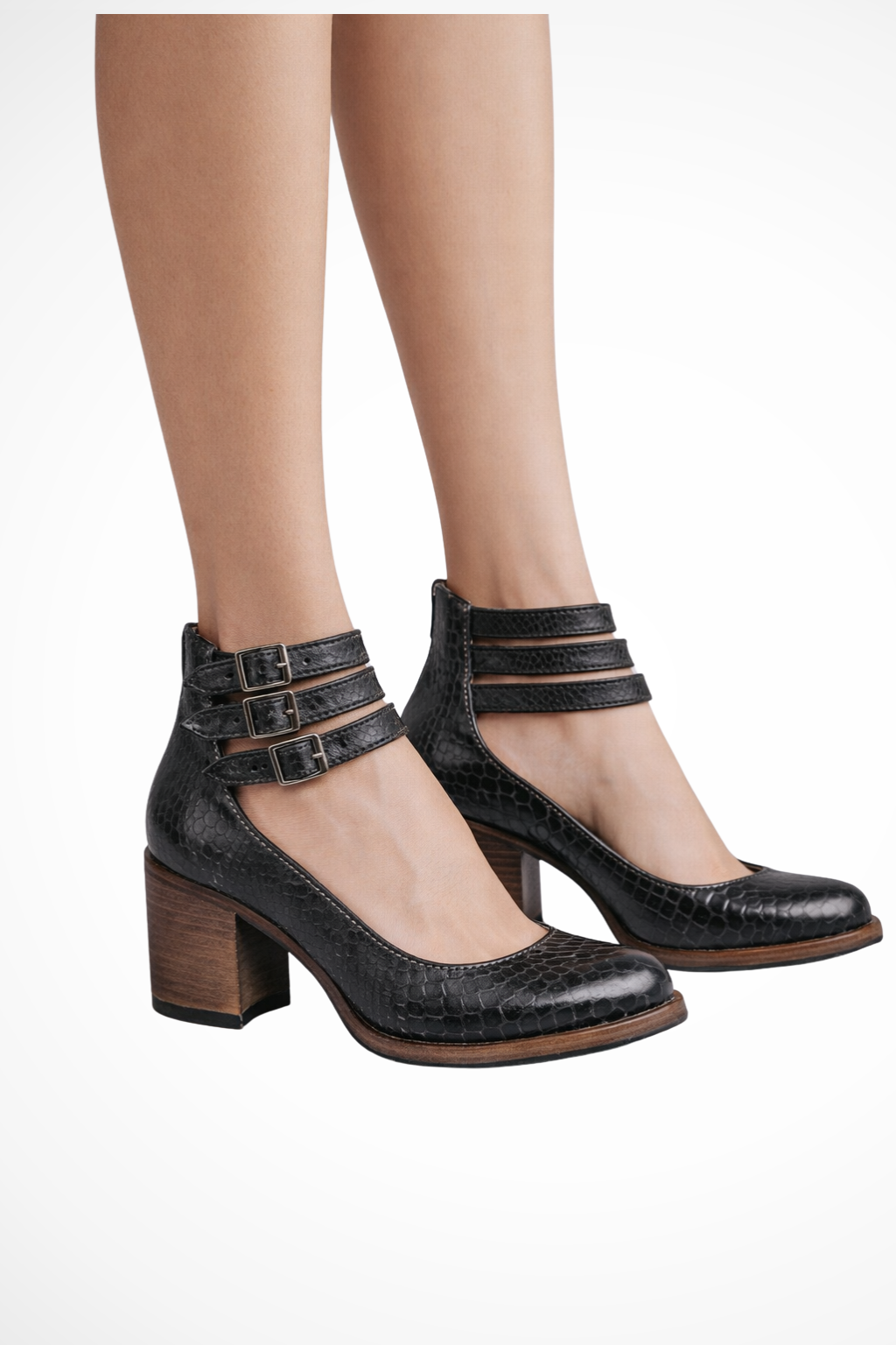 Isabella Moreau | Vintage Buckle Ankle Boots