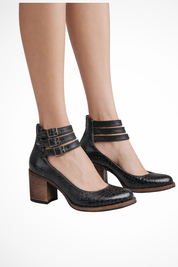 Isabella Moreau | Vintage Buckle Ankle Boots