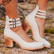 Isabella Moreau | Vintage Buckle Ankle Boots