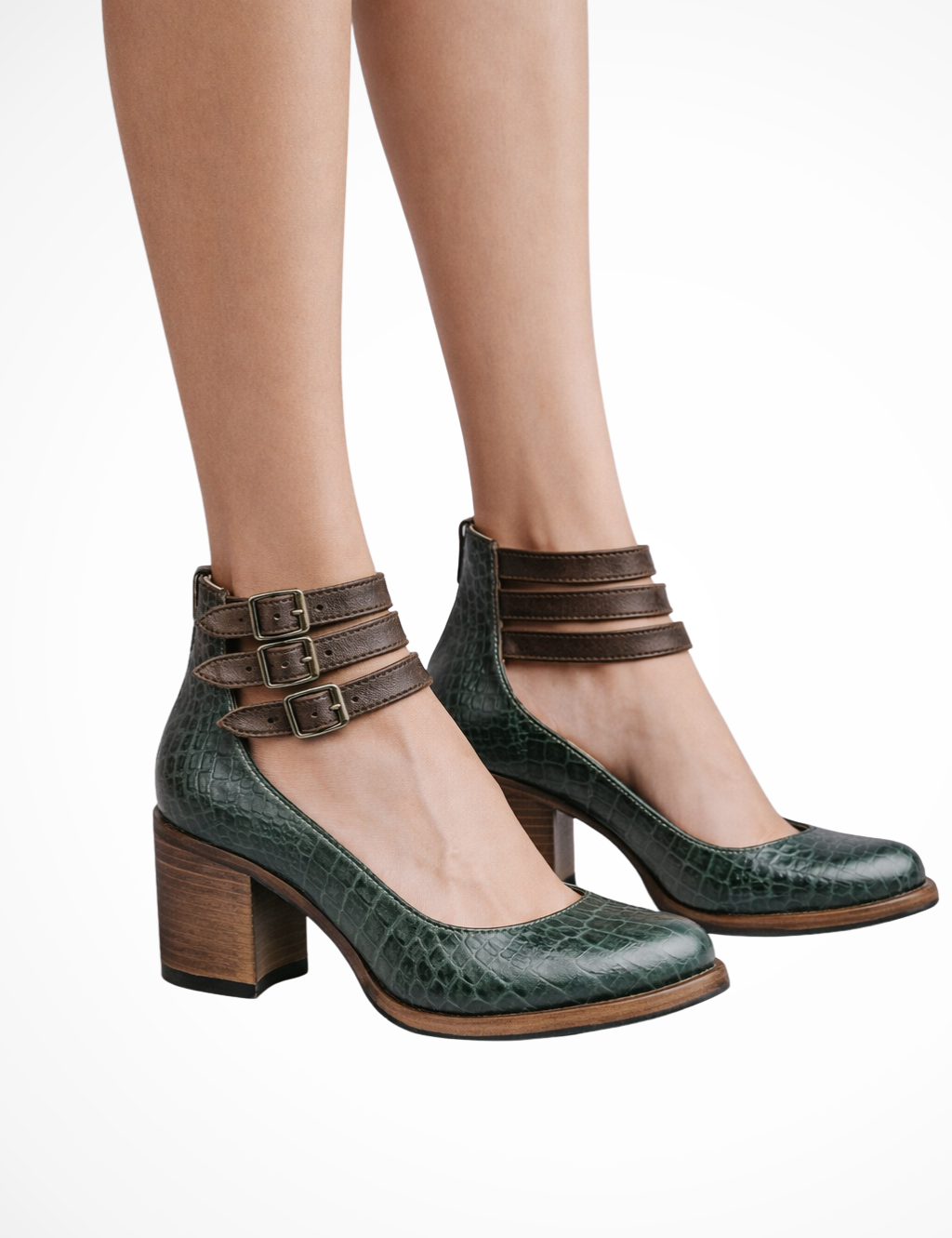 Isabella Moreau | Vintage Buckle Ankle Boots