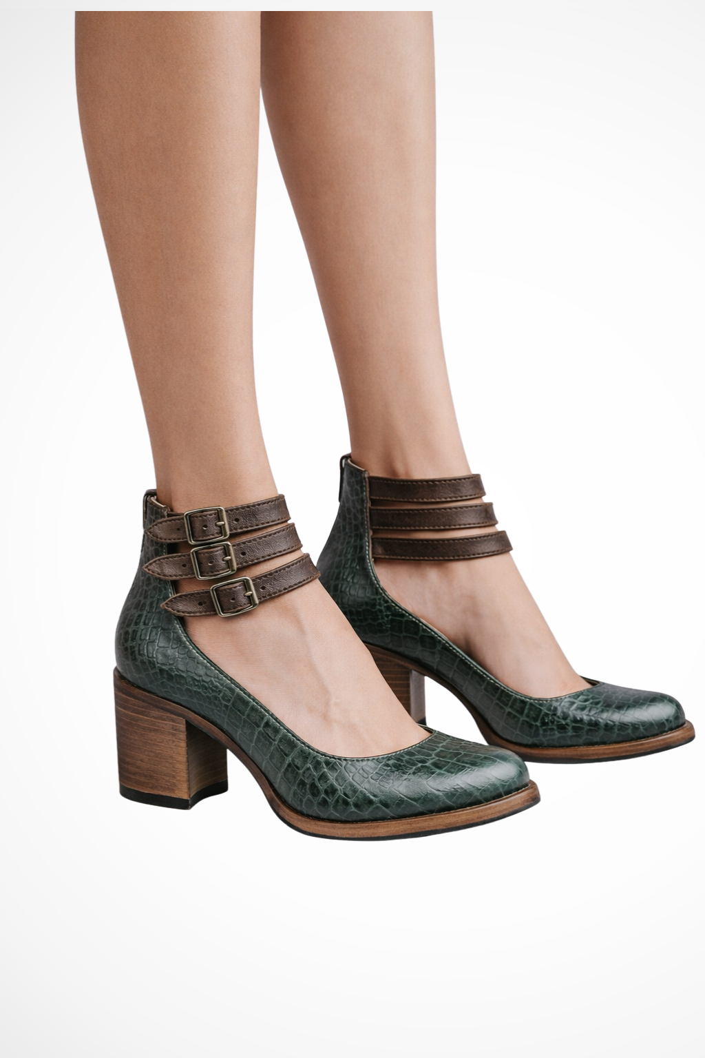 Isabella Moreau | Vintage Buckle Ankle Boots
