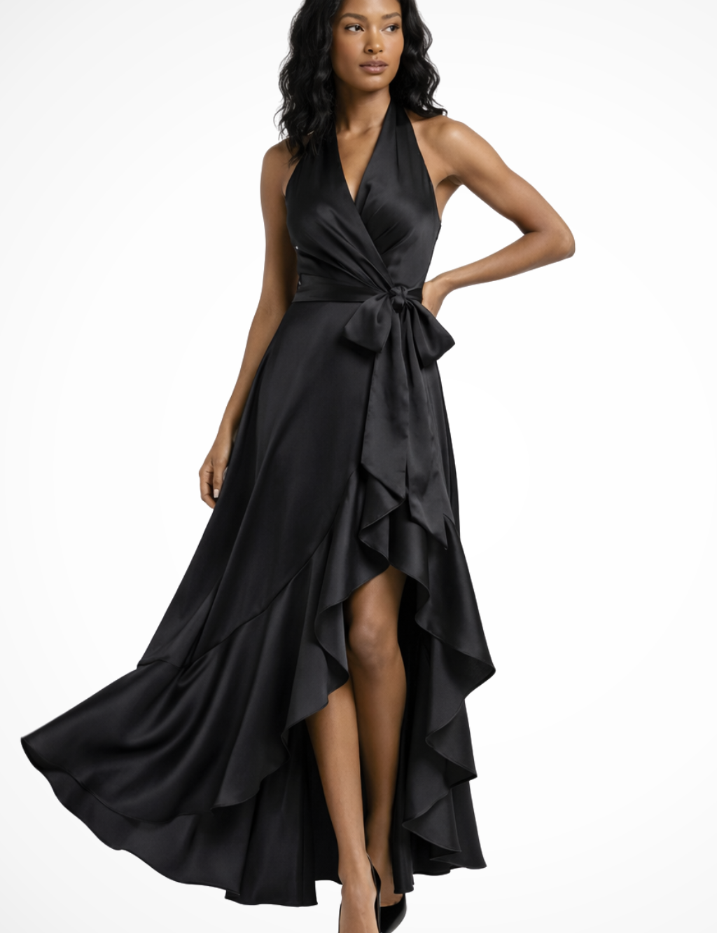 Isabella Moretti | Halter Neck Maxi Dress For Women