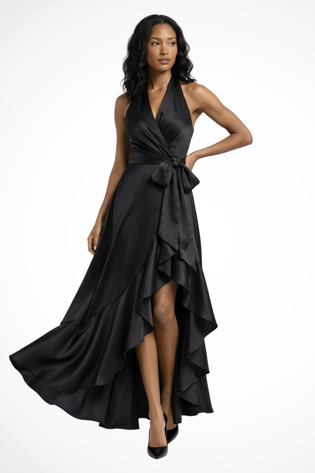 Isabella Moretti | Halter Neck Maxi Dress For Women