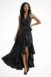 Isabella Moretti | Halter Neck Maxi Dress For Women