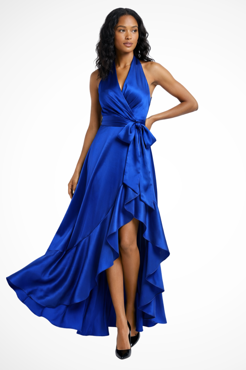 Isabella Moretti | Halter Neck Maxi Dress For Women