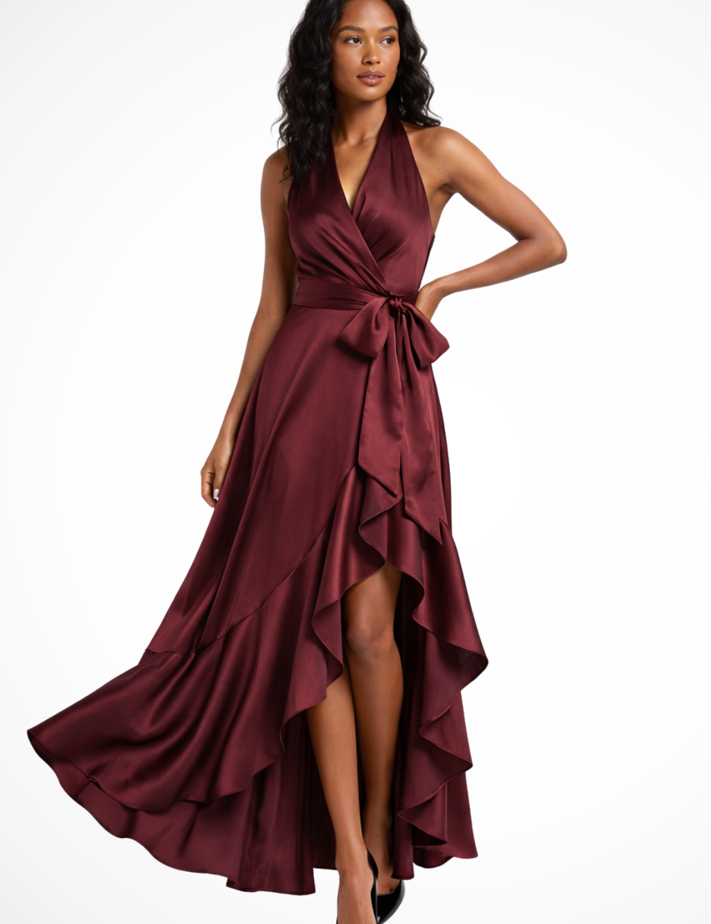 Isabella Moretti | Halter Neck Maxi Dress For Women