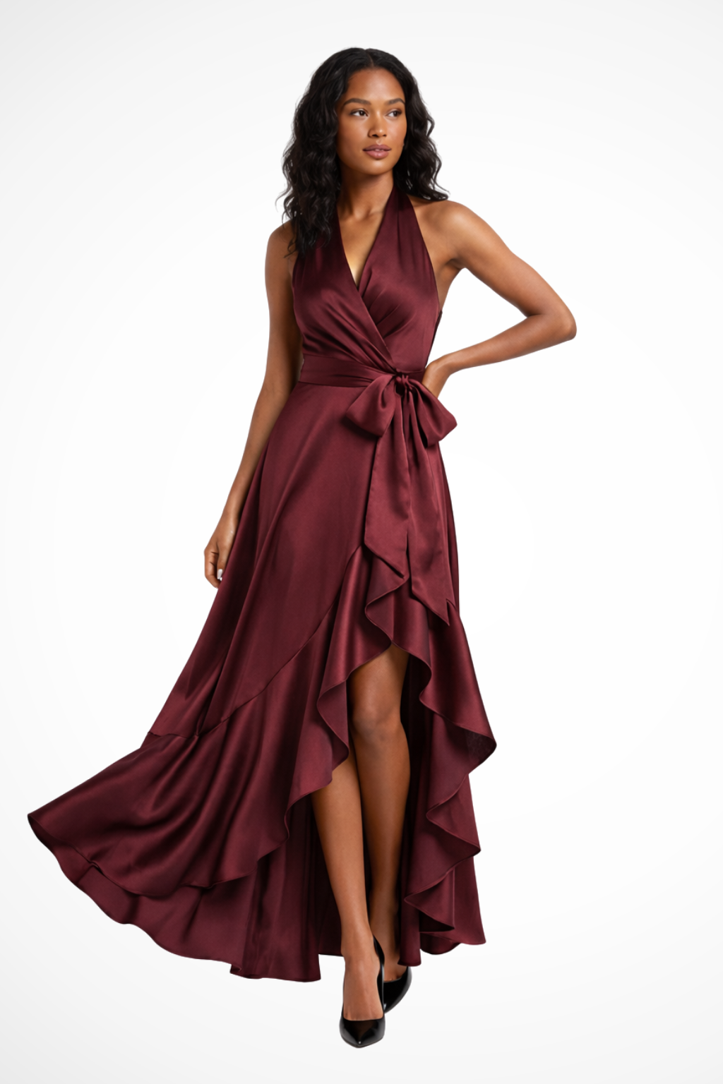 Isabella Moretti | Halter Neck Maxi Dress For Women