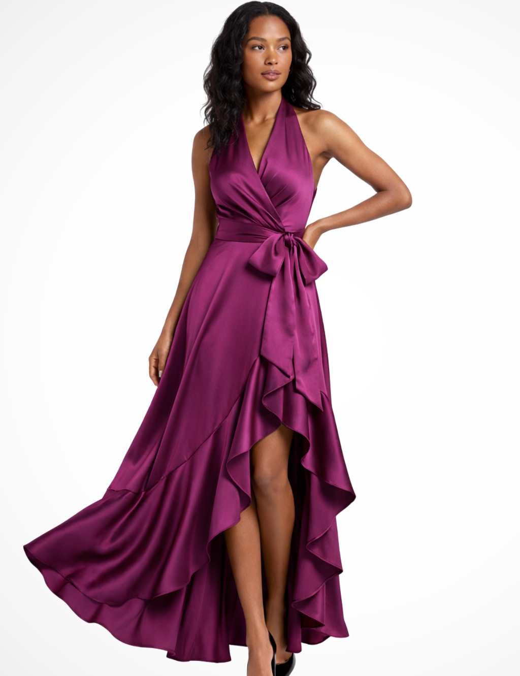 Isabella Moretti | Halter Neck Maxi Dress For Women